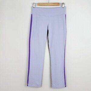 Lululemon Wunder Under Colorblock Lavender Purple Black Legging 25" Inseam Sz 6